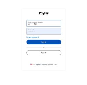 สมัคร paypal