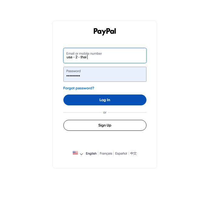 สมัคร paypal