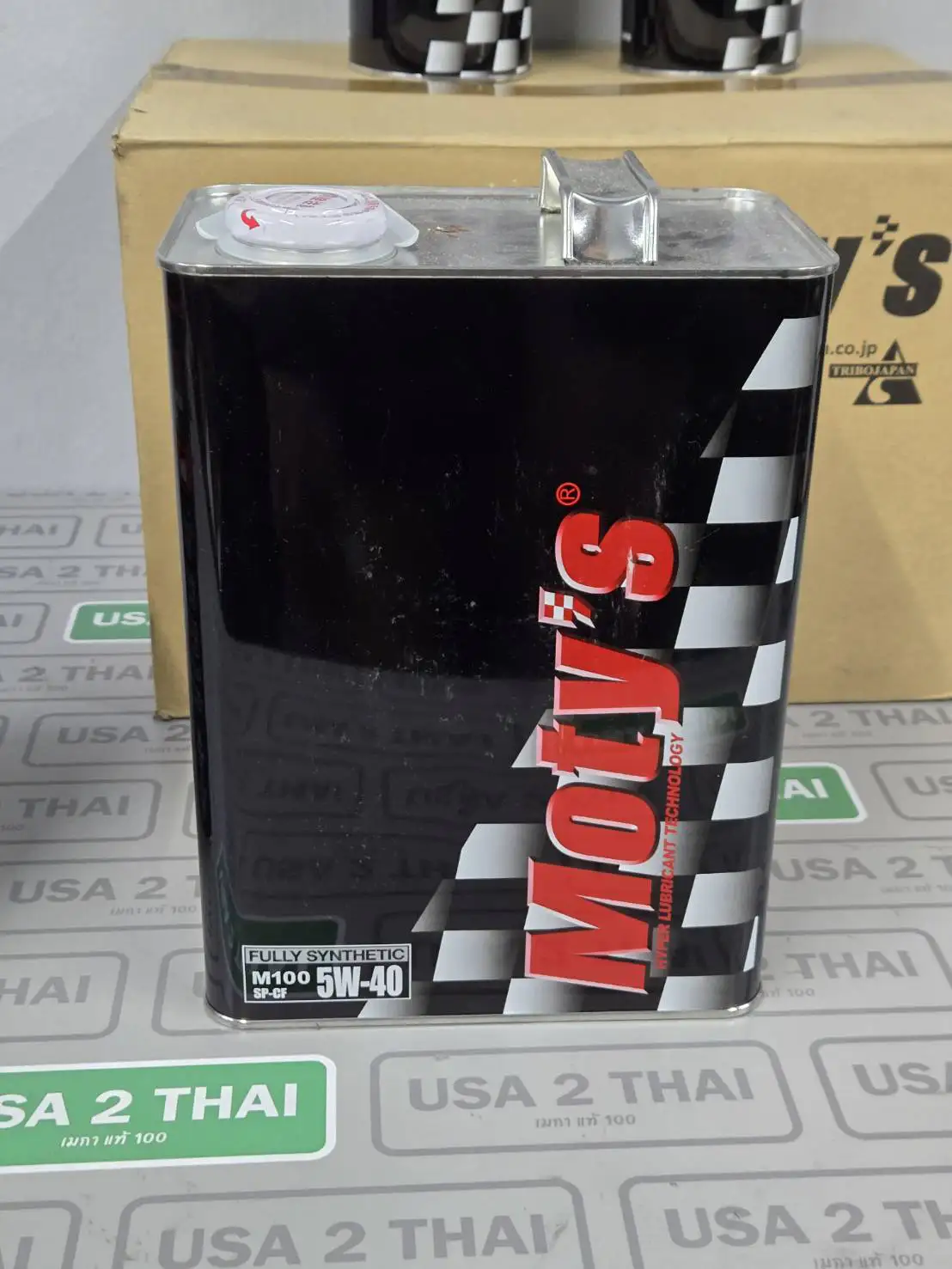 Moty's M100 5W-40 น้ำมันเครื่อง Fully Synthetic ขนาด 4L